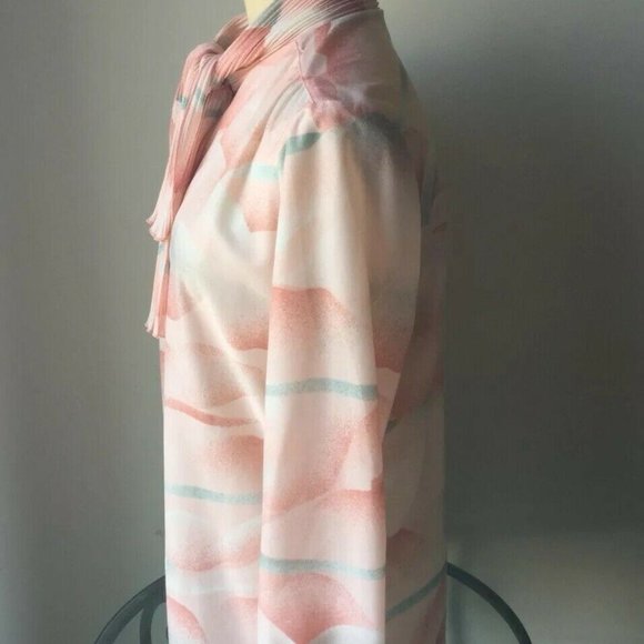 VTG QUEEN CASUAL 70s Multi Color Pastel - Picture 6 of 7